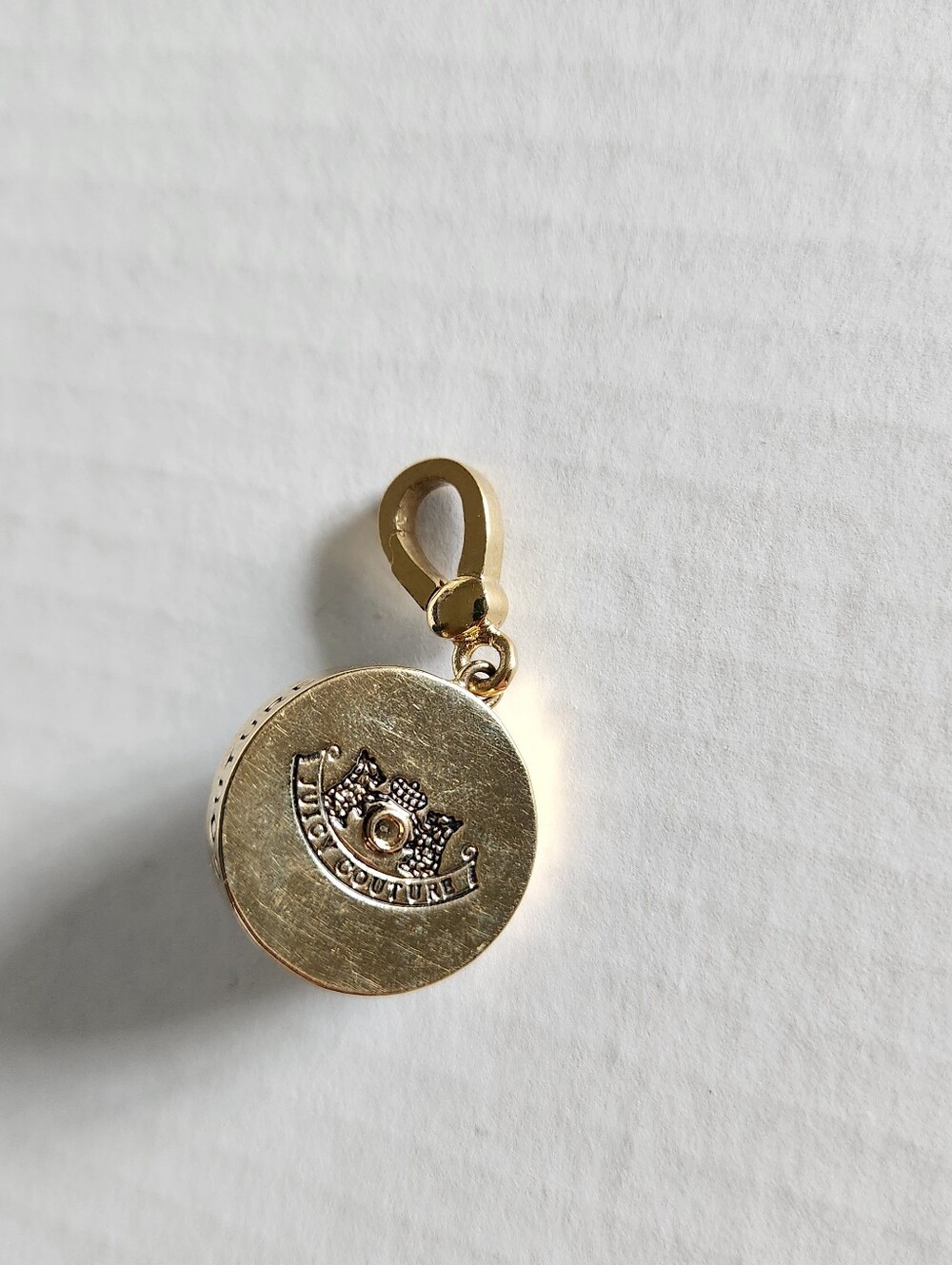 Juicy Couture Roulette Wheel Charm 2005 Rare Vintage Y2K Gold Tone - Picture 9 of 13